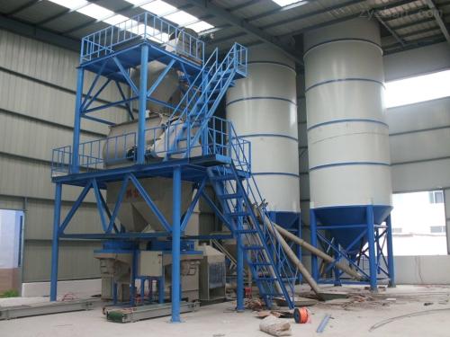 Floor type putty powder mortar production equipment