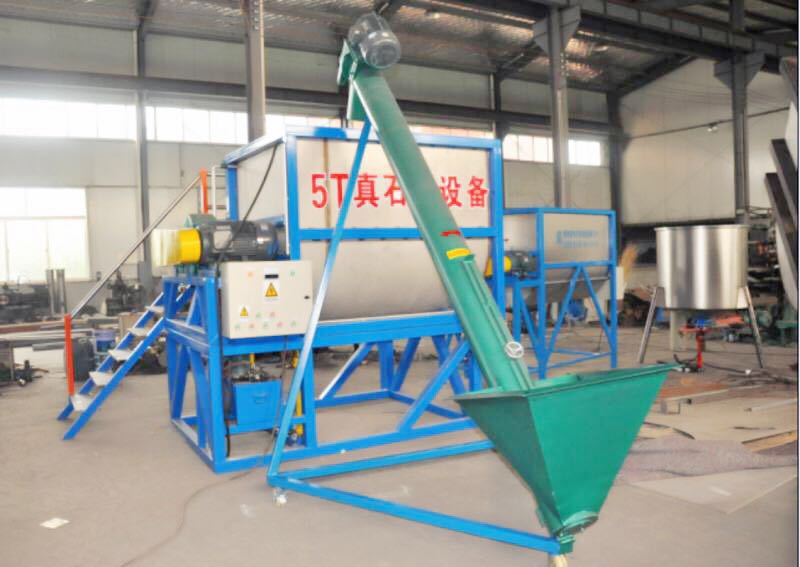 5 tons automatic horizontal real stone paint equipment