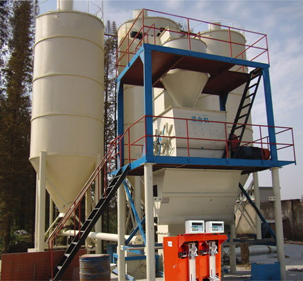 Floor type putty powder mortar production equipment