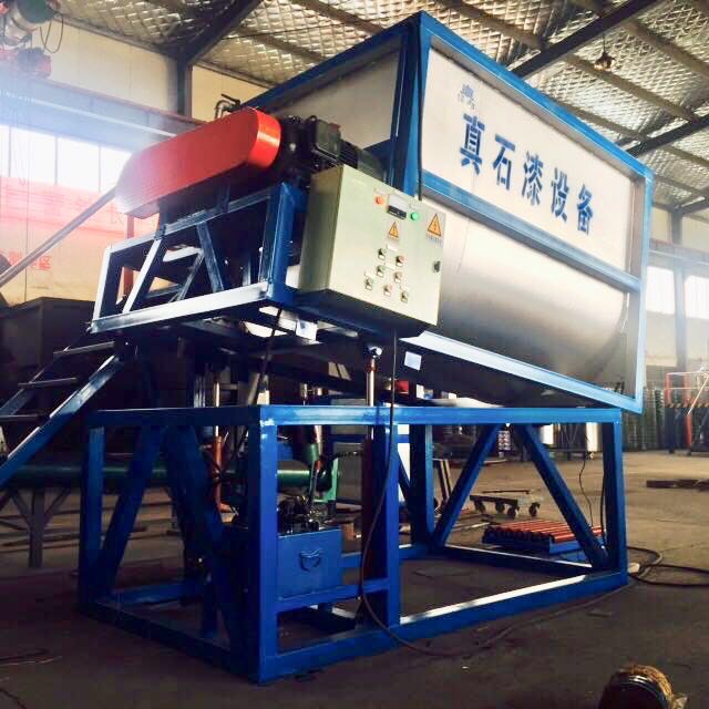 5 tons automatic horizontal real stone paint equipment